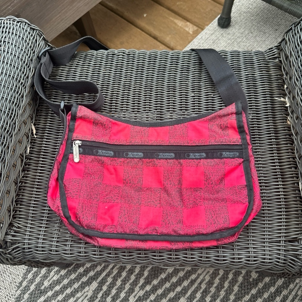 Lesportsac Classic Hobo Buffalo Plaid Bag - Picture 3 of 7